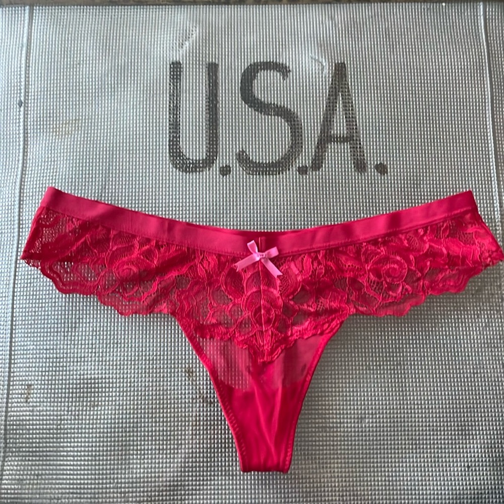 NEW Betsey Johnson lace thong panty!